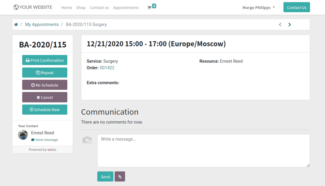 Appointment portal full details