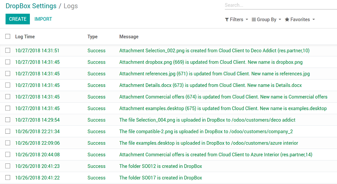 Sync Logs