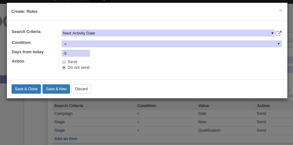 Odoo Criteria based on date and time