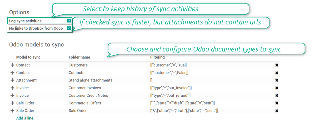 DropBox models structure