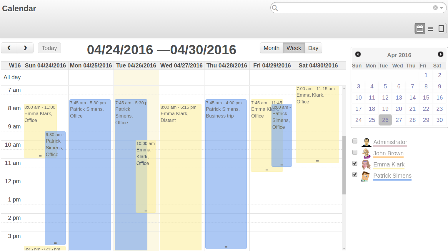 Odoo Team work and timesheets