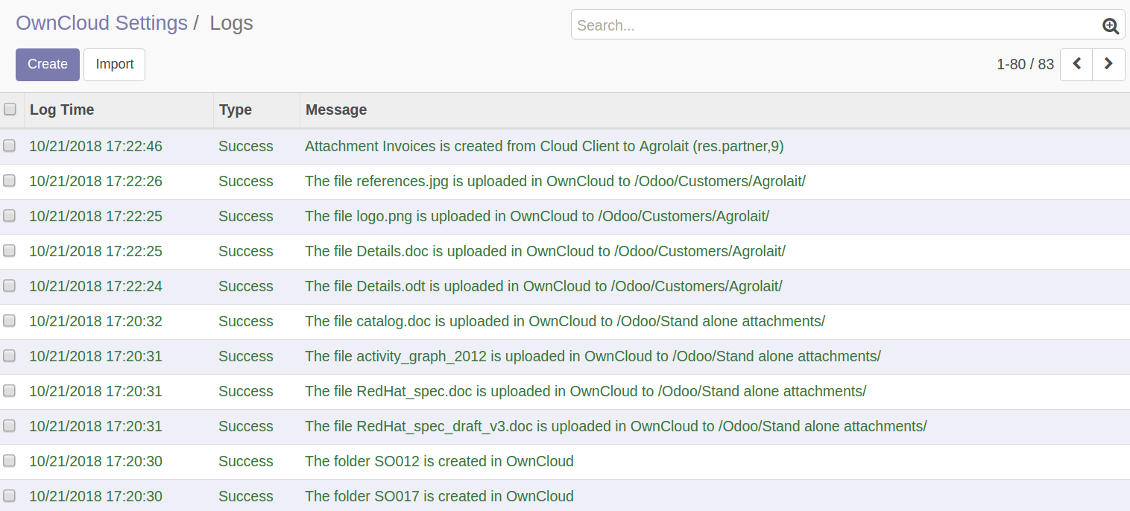 Sync Logs