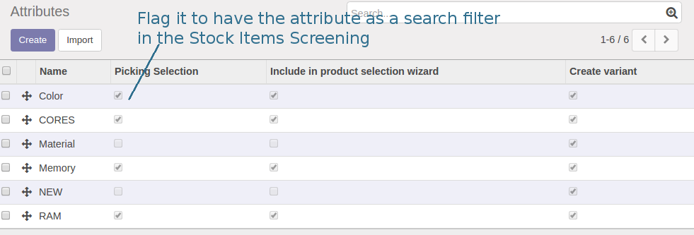 Odoo Product attributes as search criteria