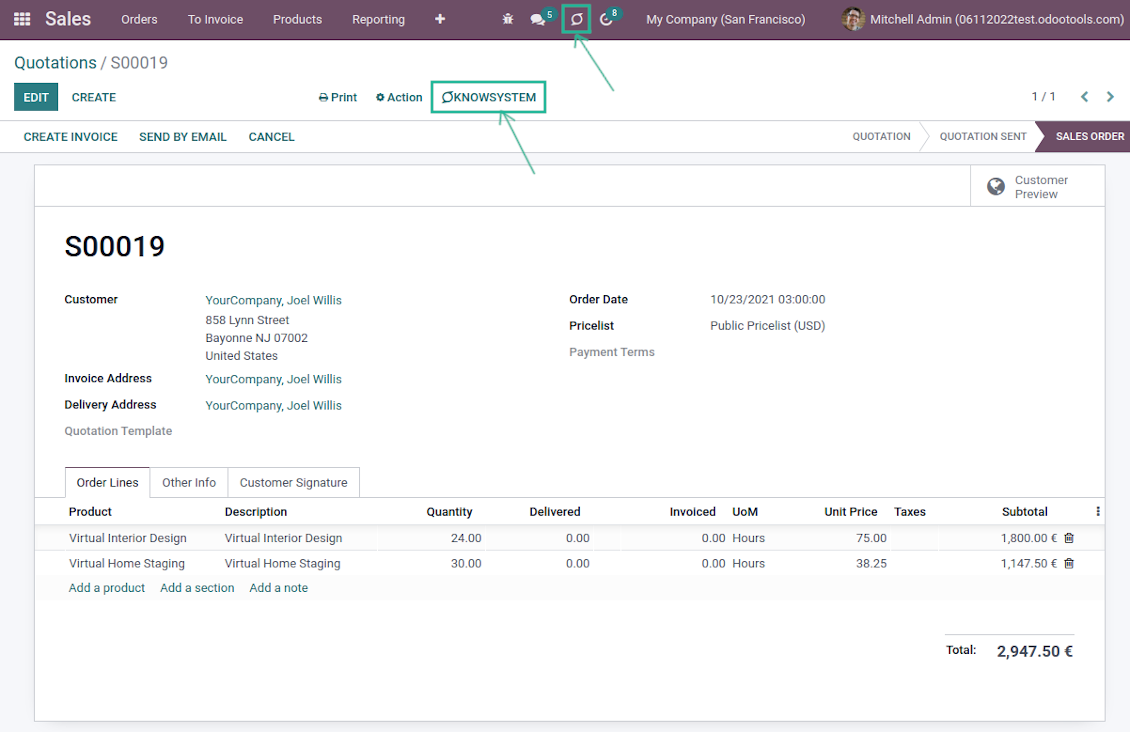 Odoo object quick articles search