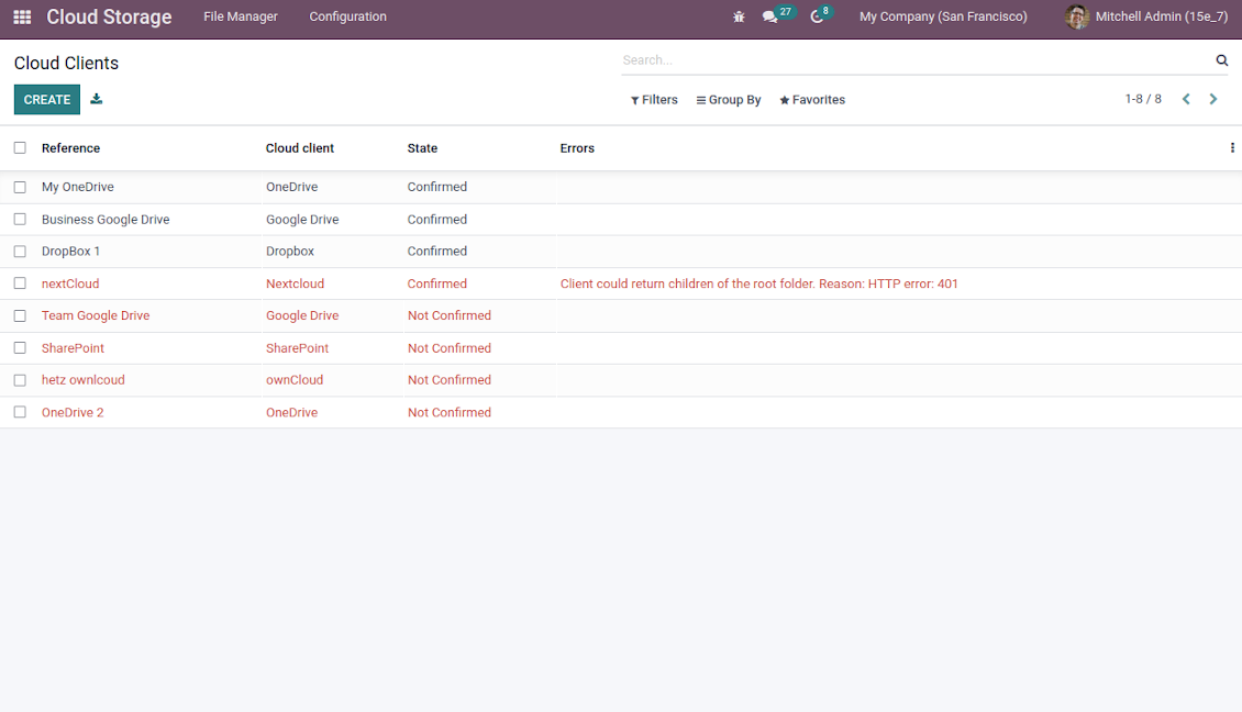 Cloud sync for Odoo attachments