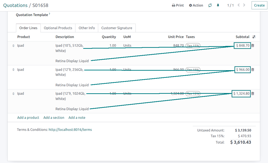 Advanced pricing for Odoo sale orders