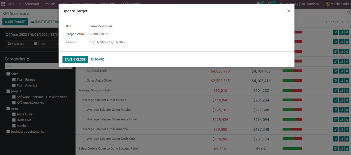 Setting up a new Odoo target