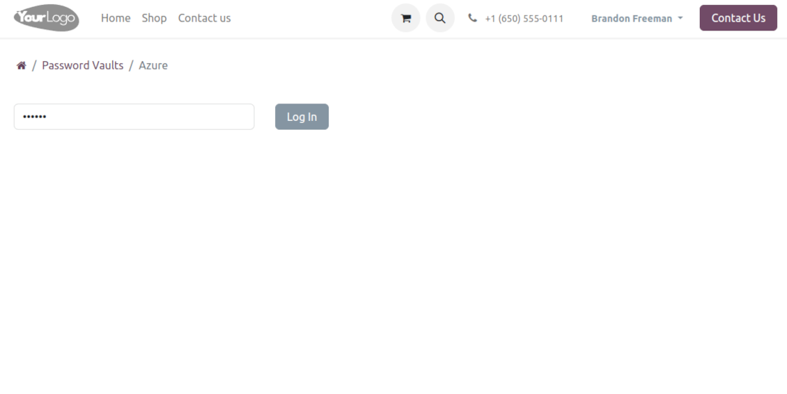 Security access for portal vaults