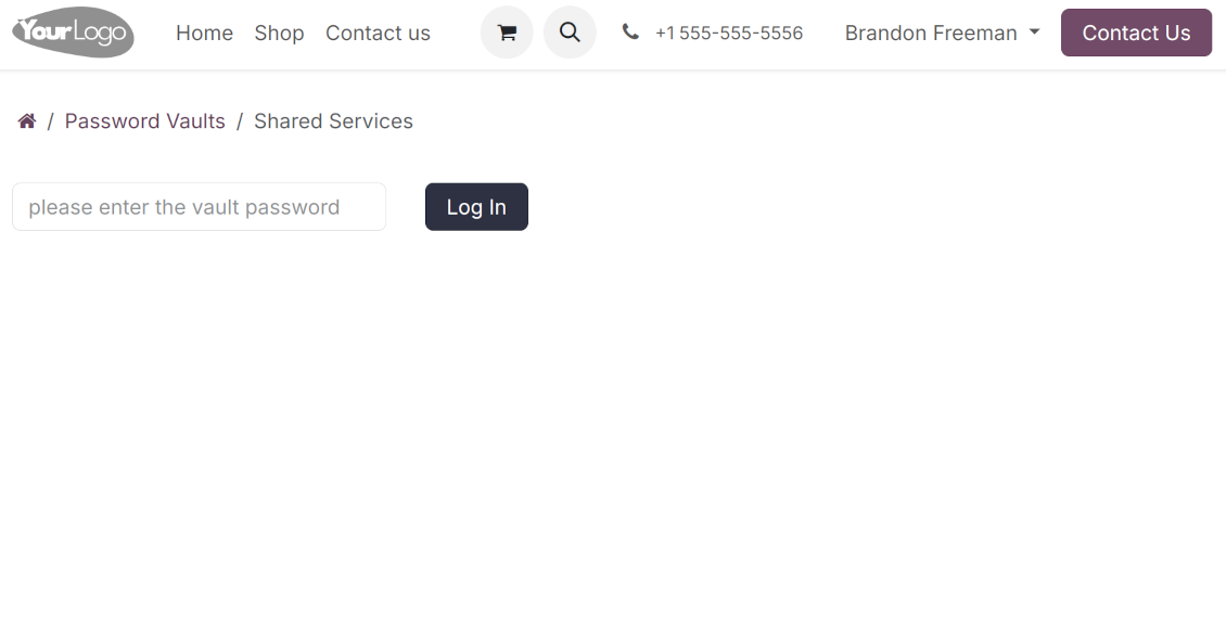 Security access for portal vaults