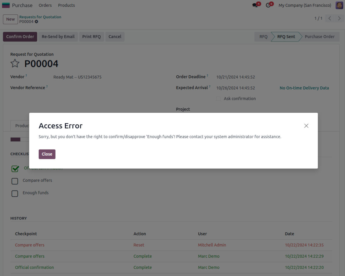 User groups per purchase checkpoint