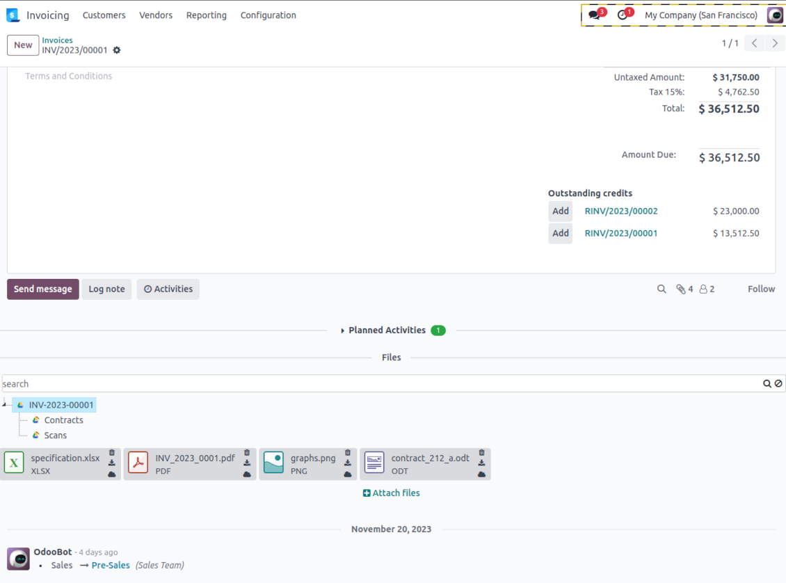 Google Drive: sync attachments