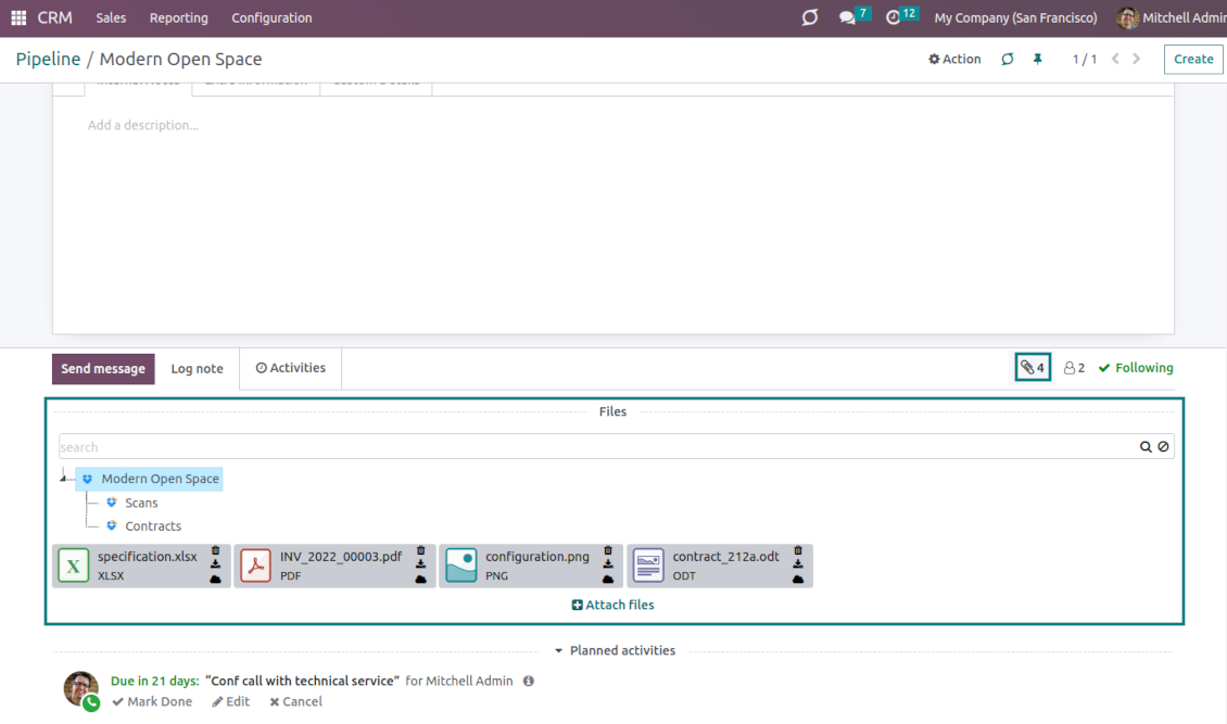 Dropbox: sync attachments