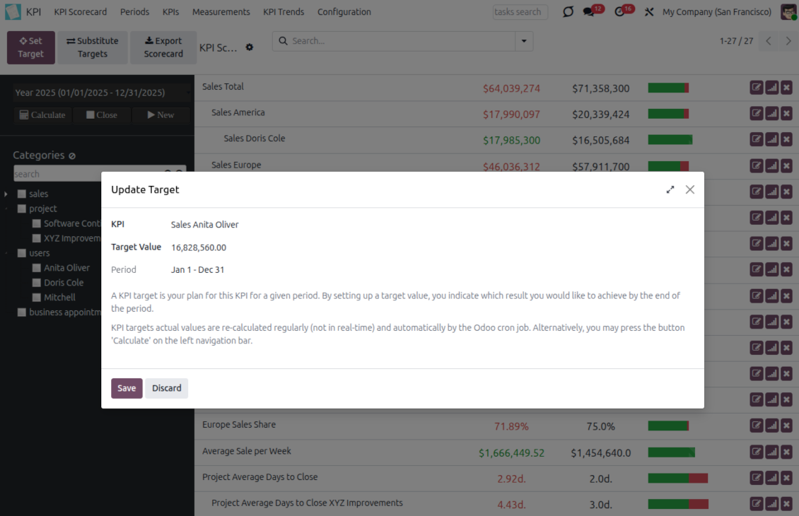 Setting up a new Odoo target