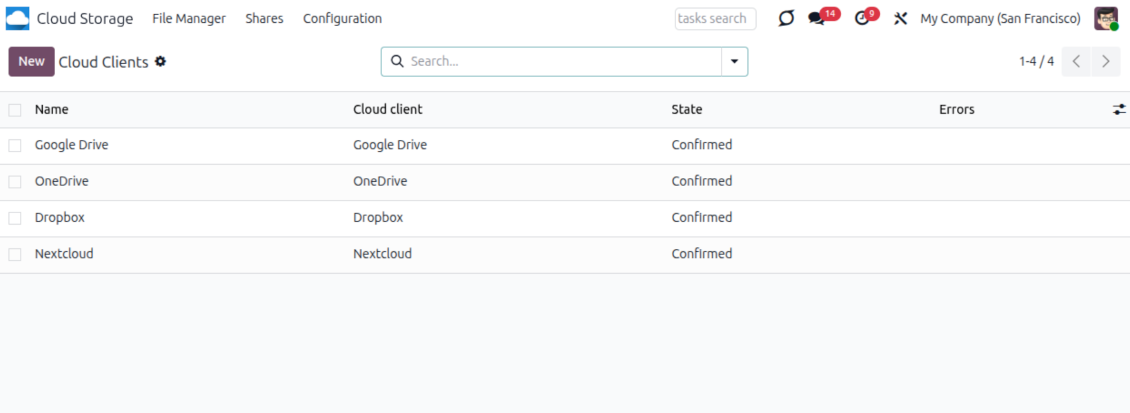Cloud sync for Odoo attachments