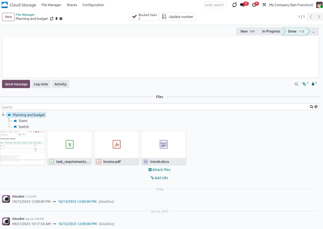 OneDrive/SharePoint: sync attachments