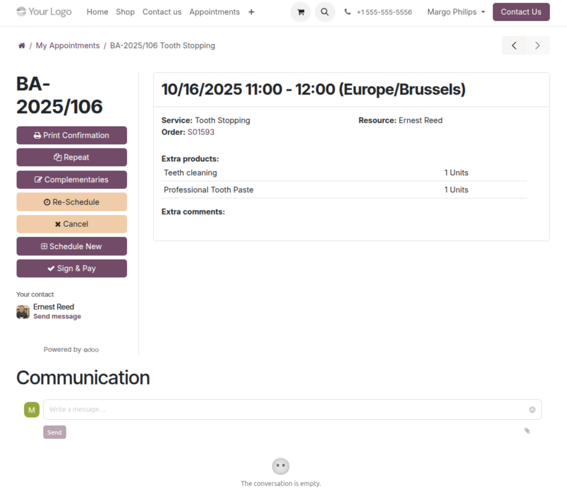 Appointment portal full details