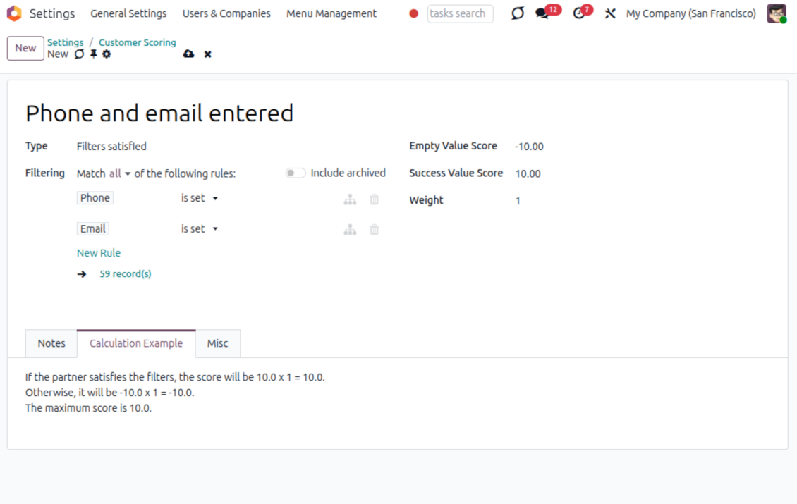 Domain evaluation