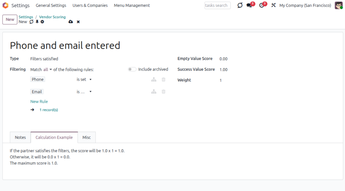 Domain evaluation
