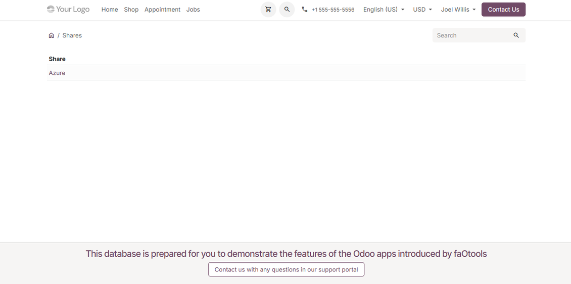 Entri portal Odoo: DMS