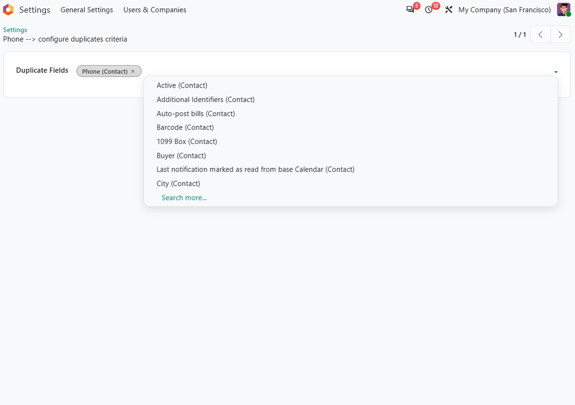 Rigid-duplicaatcriteria voor Odoo-partners