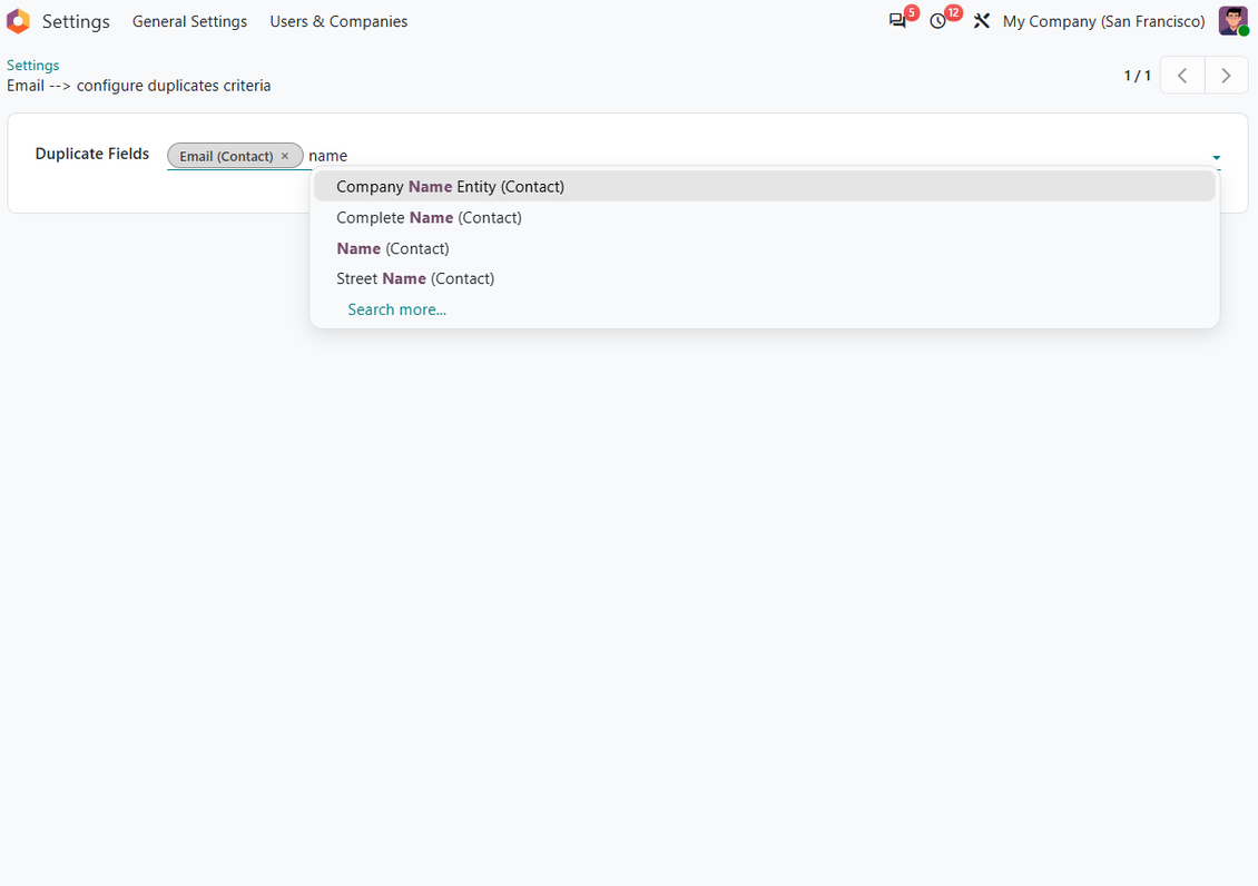 Soft-duplicaatcriteria voor Odoo-partners