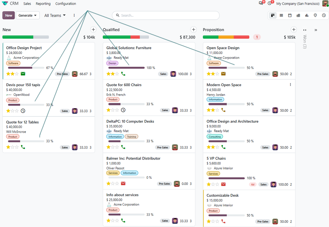 Check actions' progress