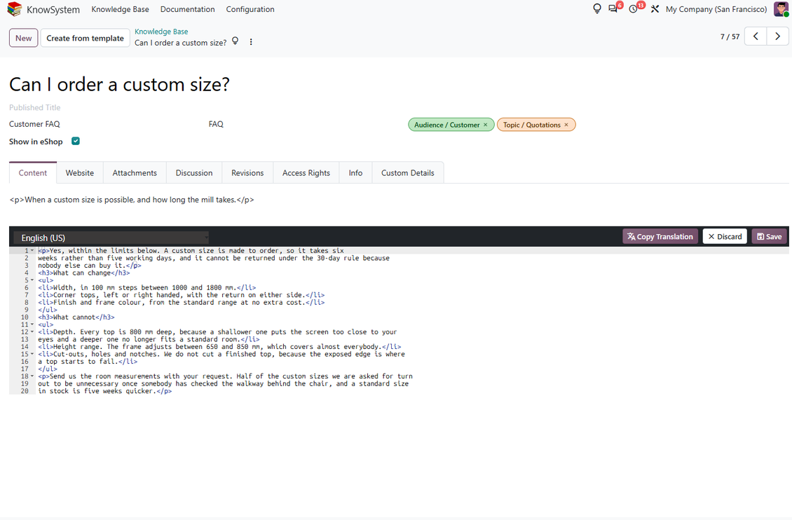 Beralih ke editor XML