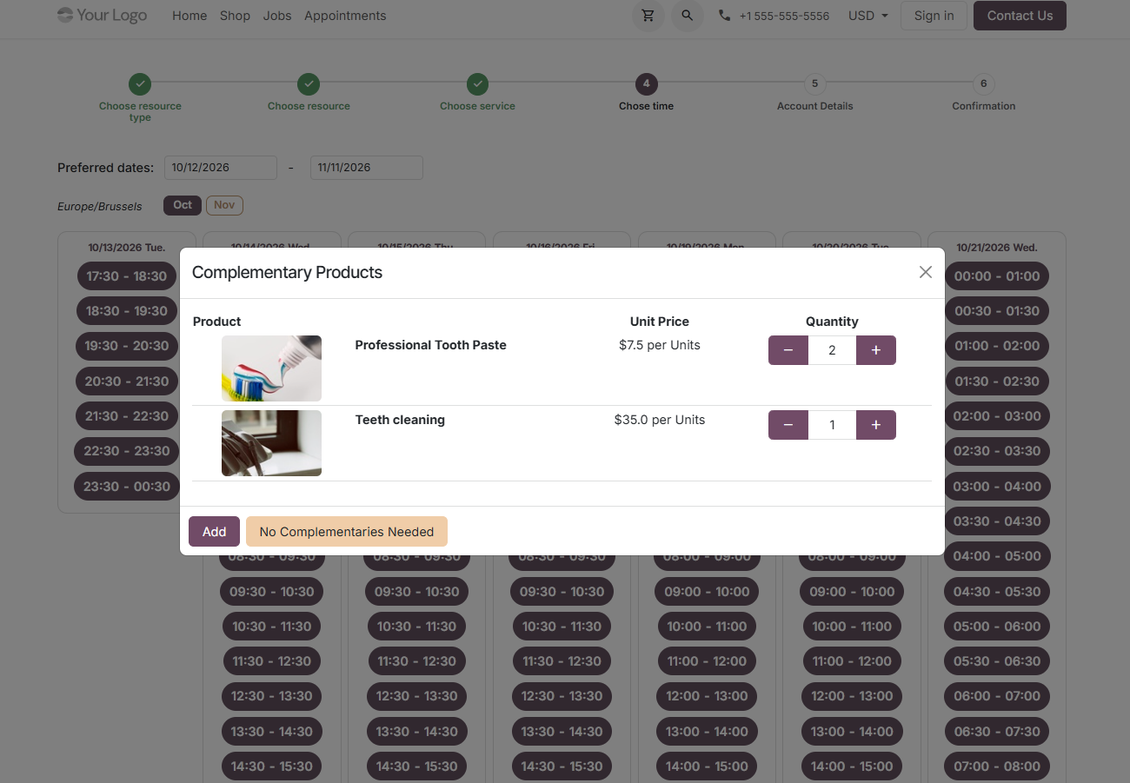 Website: popup produk yang disarankan