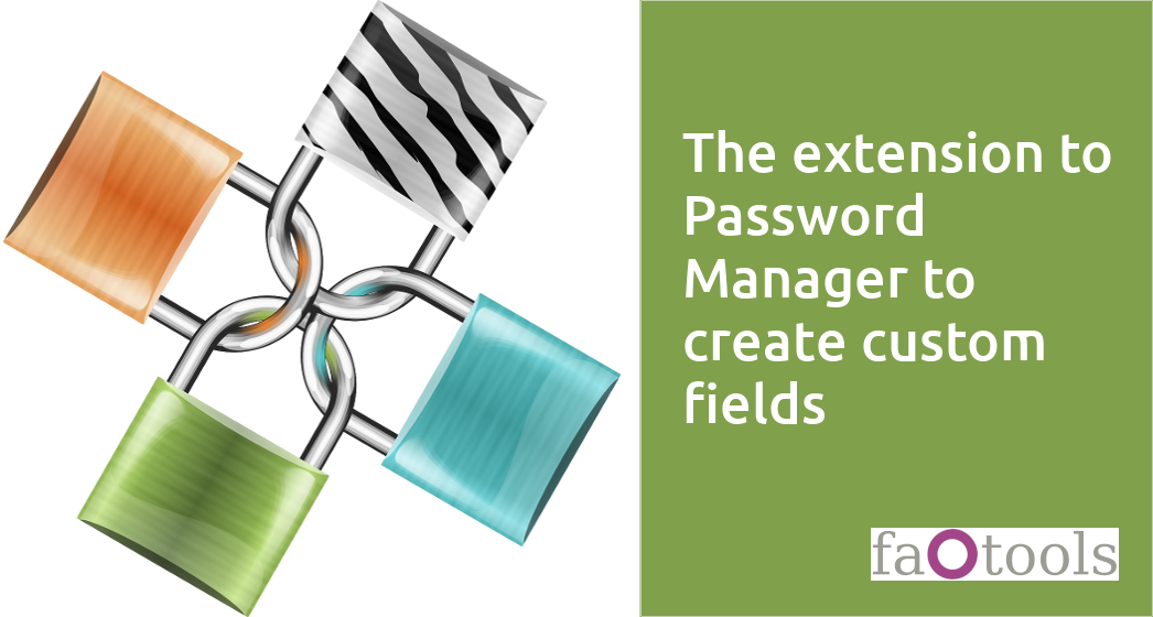Password Manager: Custom Fields v.11