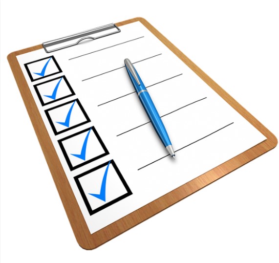 Task Check List and Approval Process